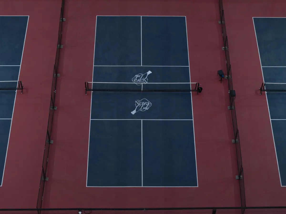 Pickleball equipment at The Nova Club Nashik